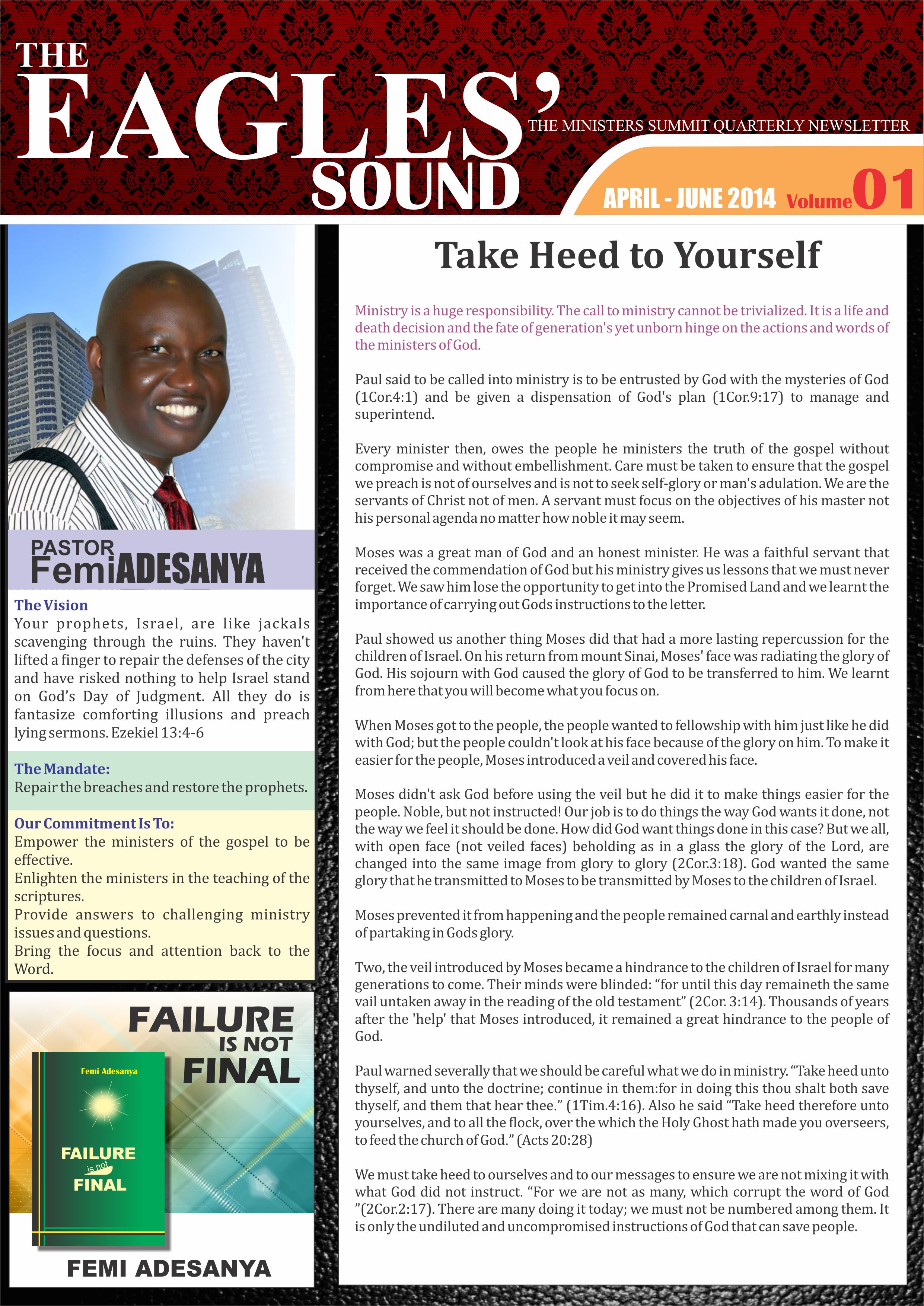 Newsletter Page 1